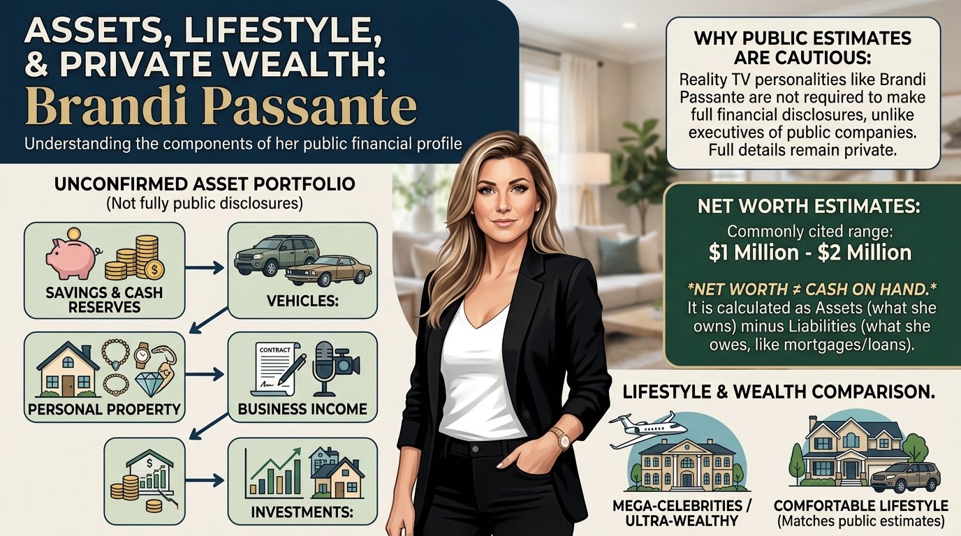 Brandi Passante net worth assets lifestyle and reality TV career