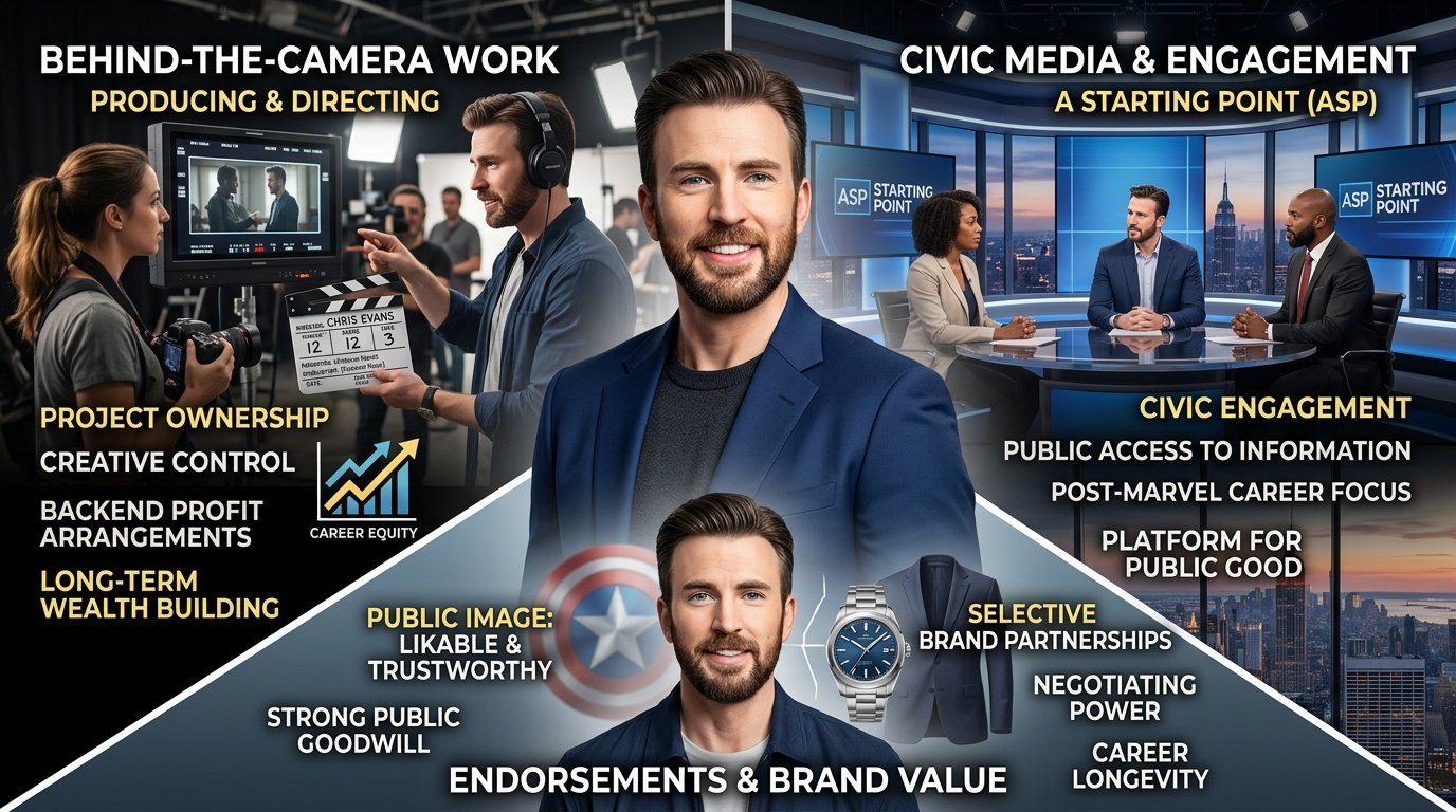 Chris Evans net worth real estate assets and Hollywood lifestyle