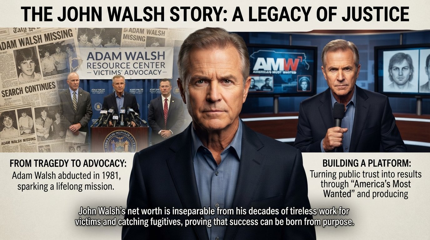 John Walsh net worth from America's Most Wanted television career