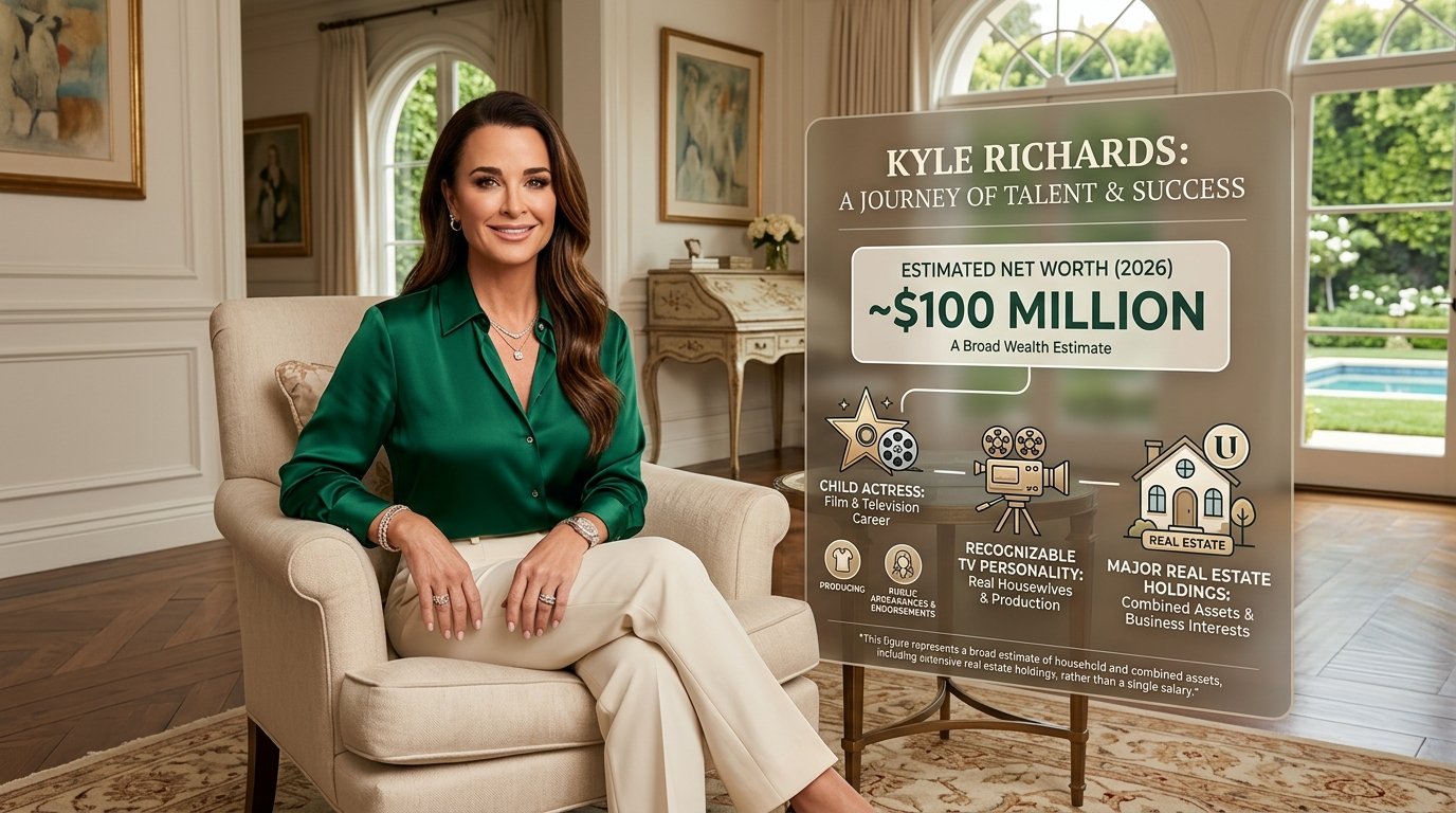Kyle Richards net worth from Real Housewives of Beverly Hills salary and reality TV earnings