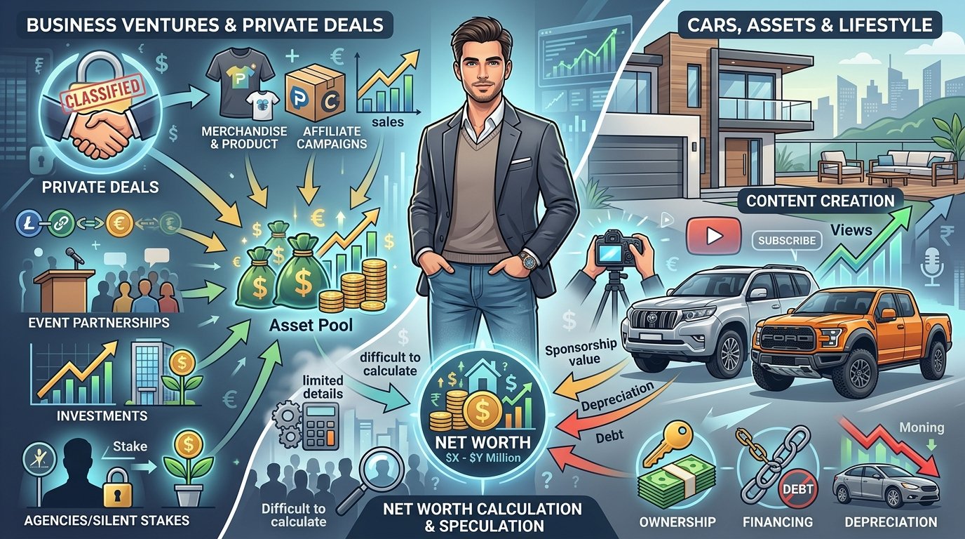 Rajab Butt net worth from brand deals YouTube and social media earnings