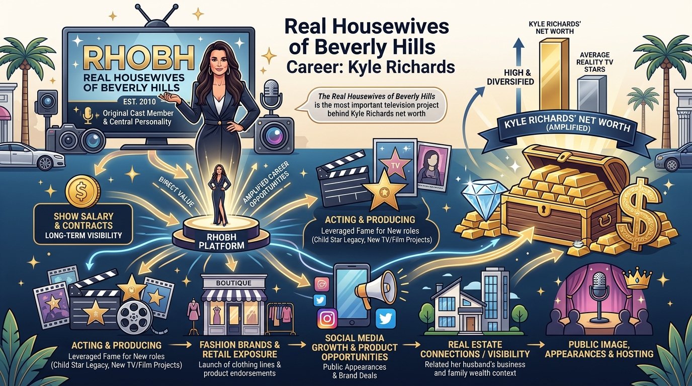 Kyle Richards net worth from RHOBH salary and television earnings