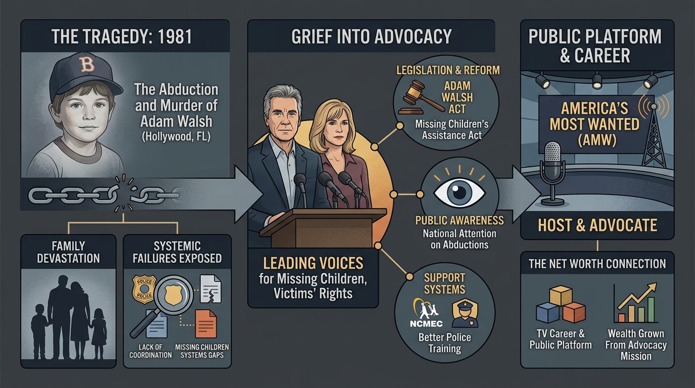 John Walsh net worth from victims rights advocacy and television work