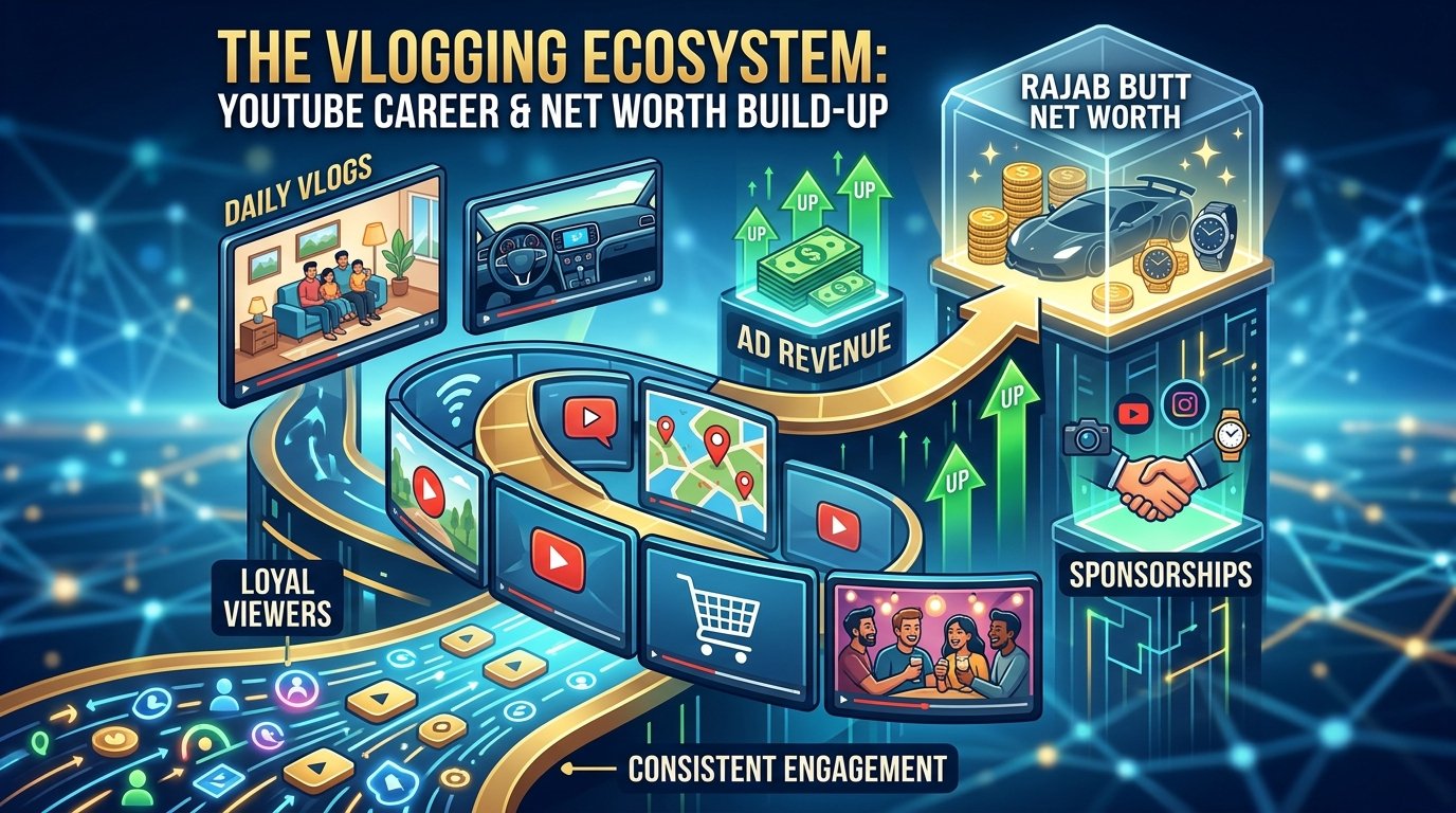 Rajab Butt net worth cars lifestyle and vlogging income